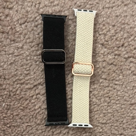 Black and Cream Watch Bands - Picture 1 of 1